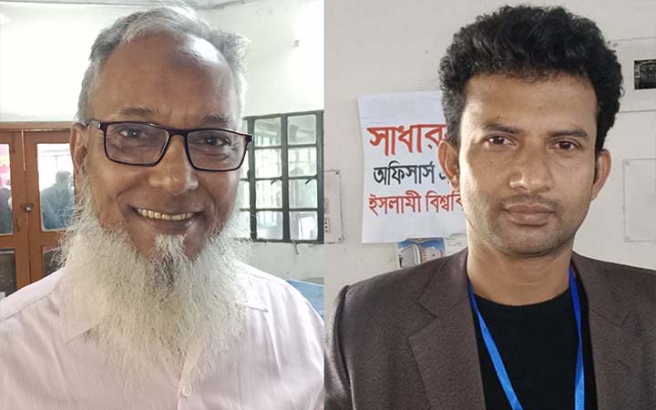 ইবি কর্মকর্তা সমিতির নেতৃত্বে এমদাদ-মুকুট